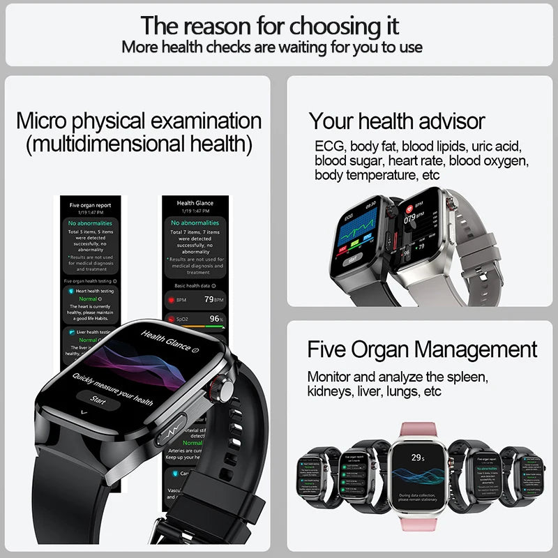 Medical Smartwatch 2025 - BioTrack Pro