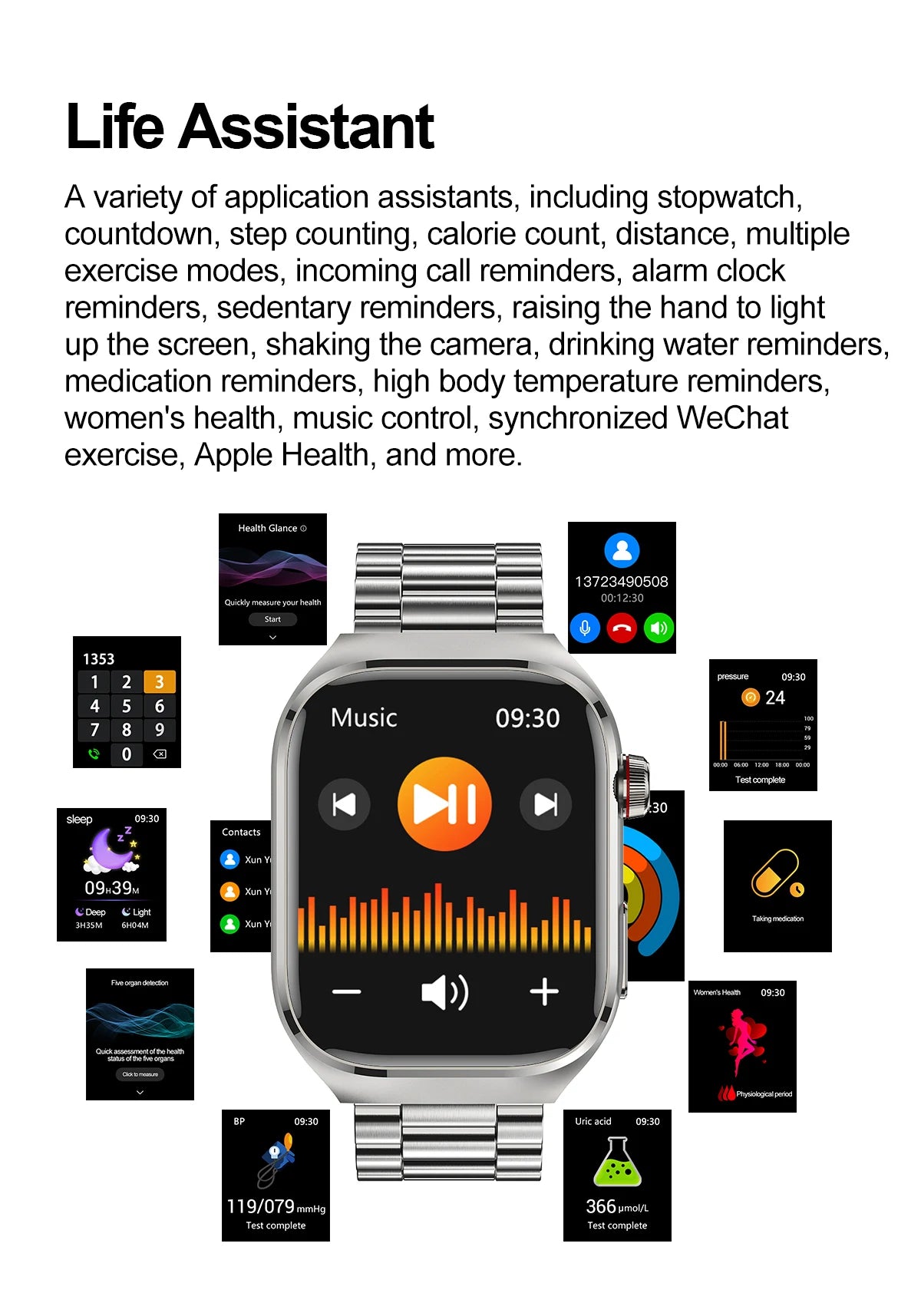 Medical Smartwatch 2025 - BioTrack Pro