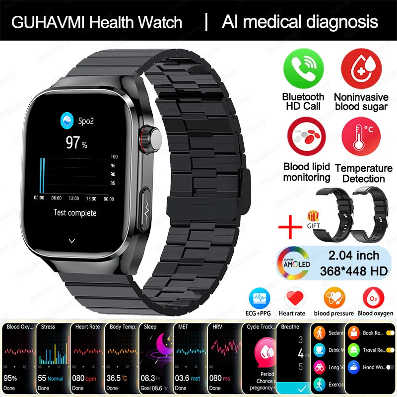 Medical Smartwatch 2025 - BioTrack Pro