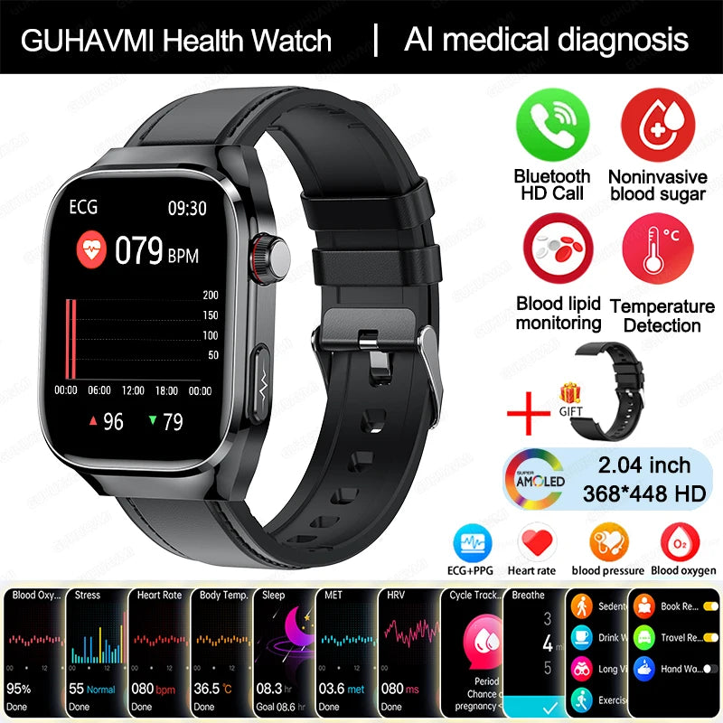 Medical Smartwatch 2025 - BioTrack Pro