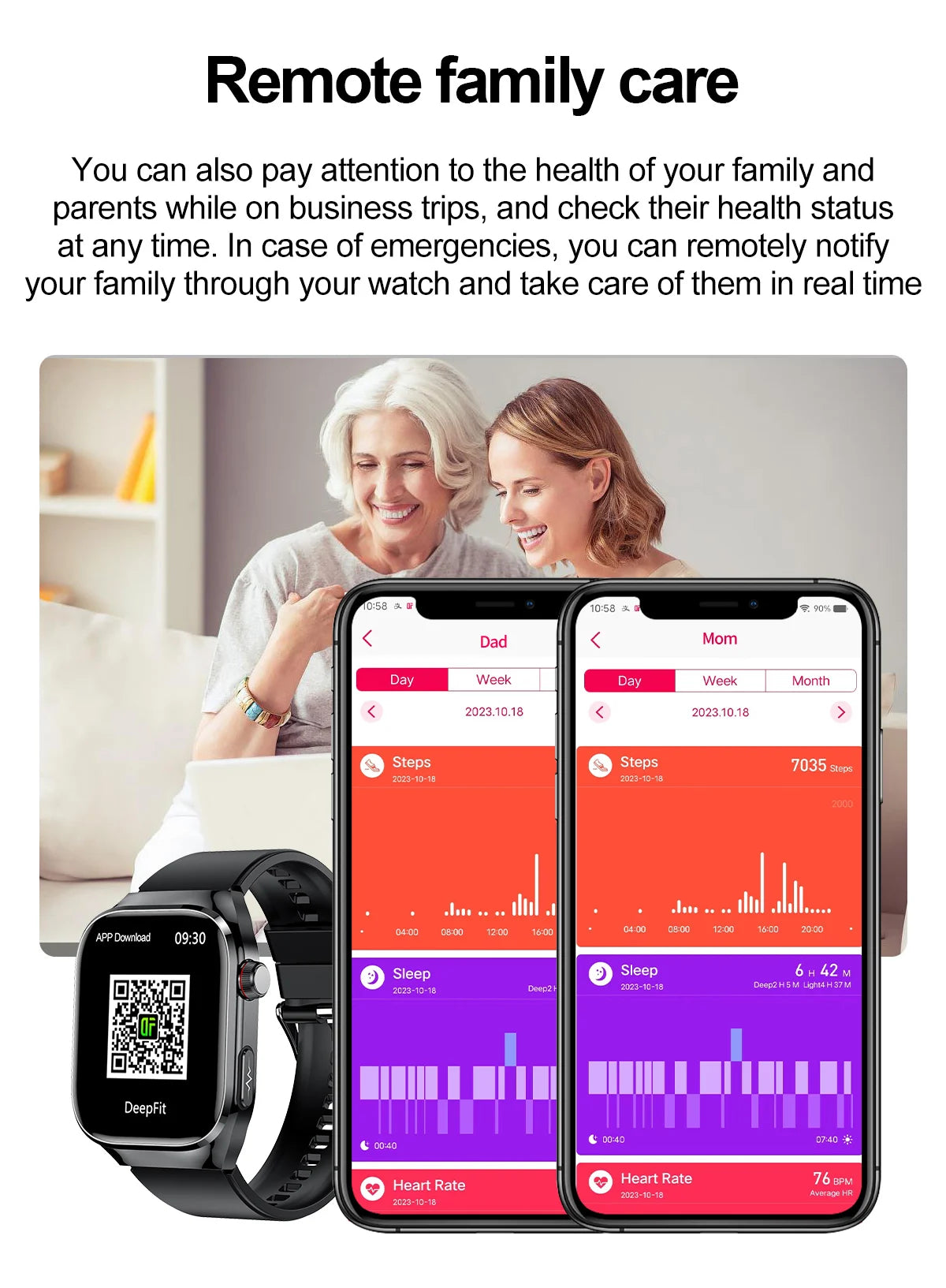 Medical Smartwatch 2025 - BioTrack Pro