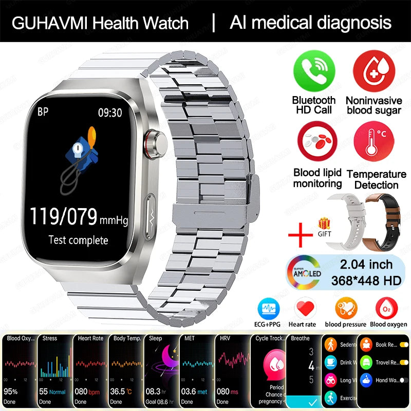 Medical Smartwatch 2025 - BioTrack Pro