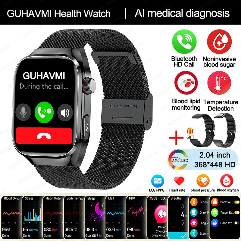 Medical Smartwatch 2025 - BioTrack Pro