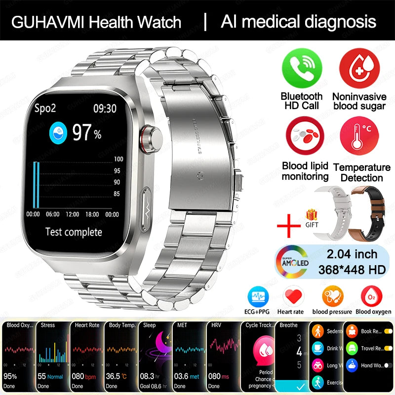 Medical Smartwatch 2025 - BioTrack Pro