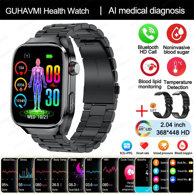 Medical Smartwatch 2025 - BioTrack Pro