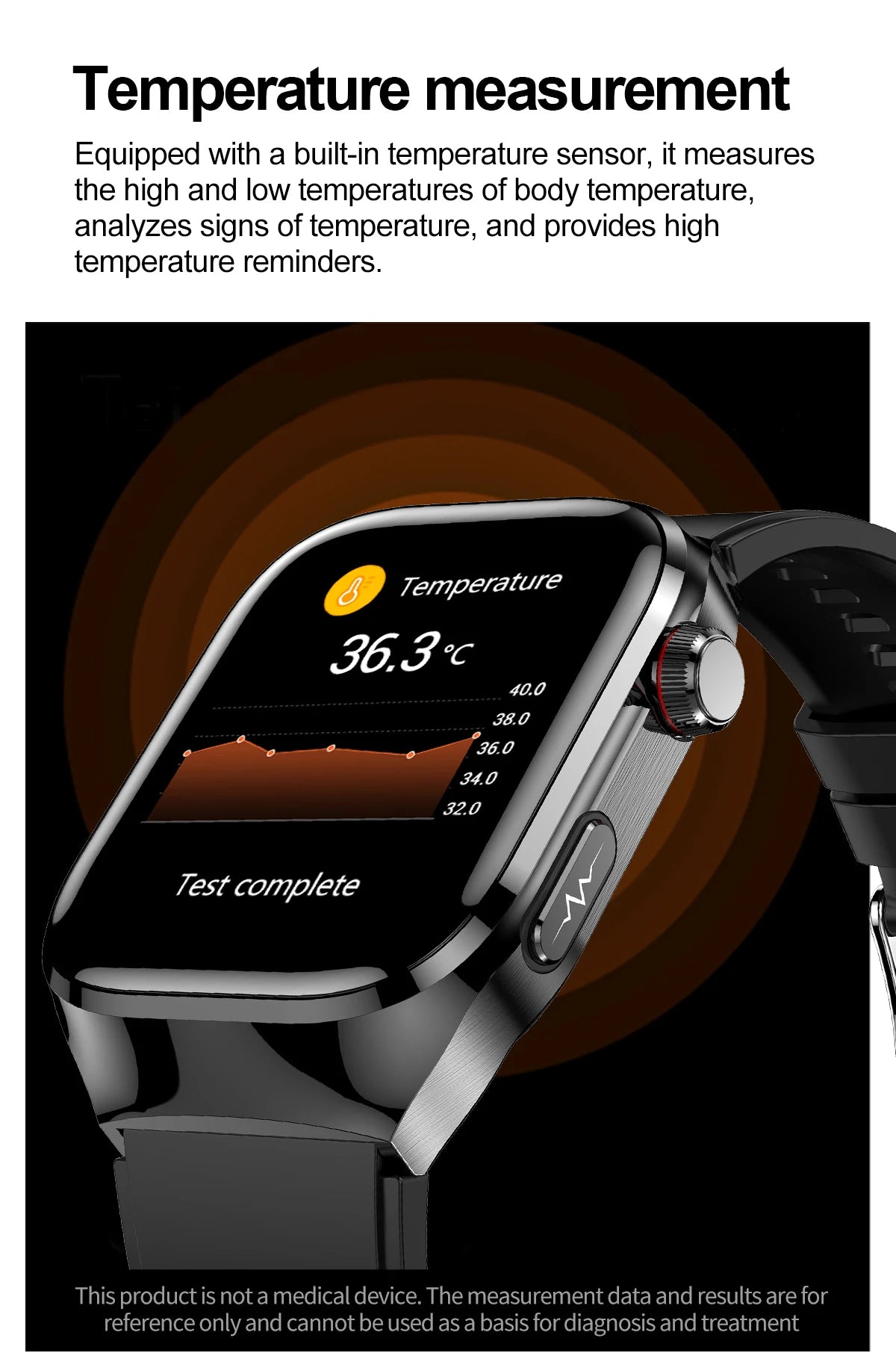 Medical Smartwatch 2025 - BioTrack Pro