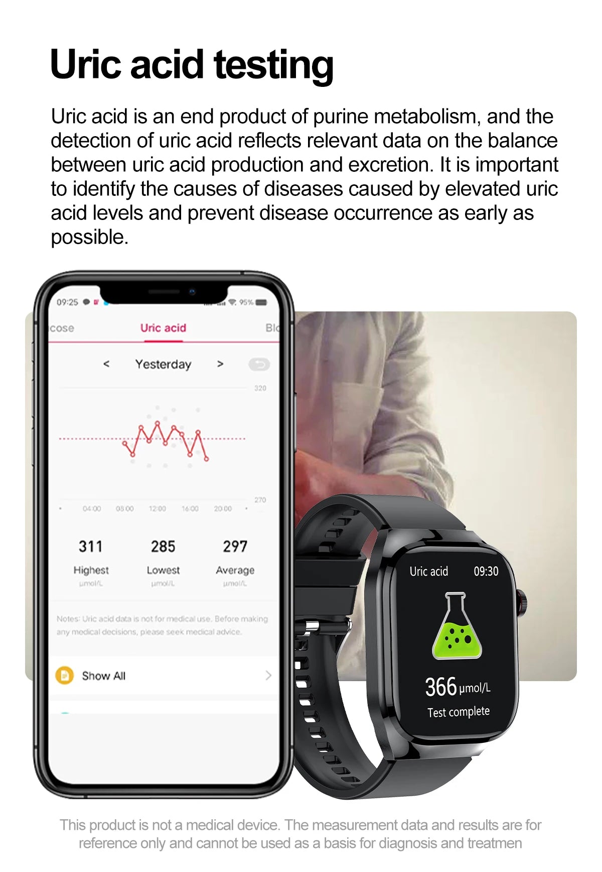 Medical Smartwatch 2025 - BioTrack Pro