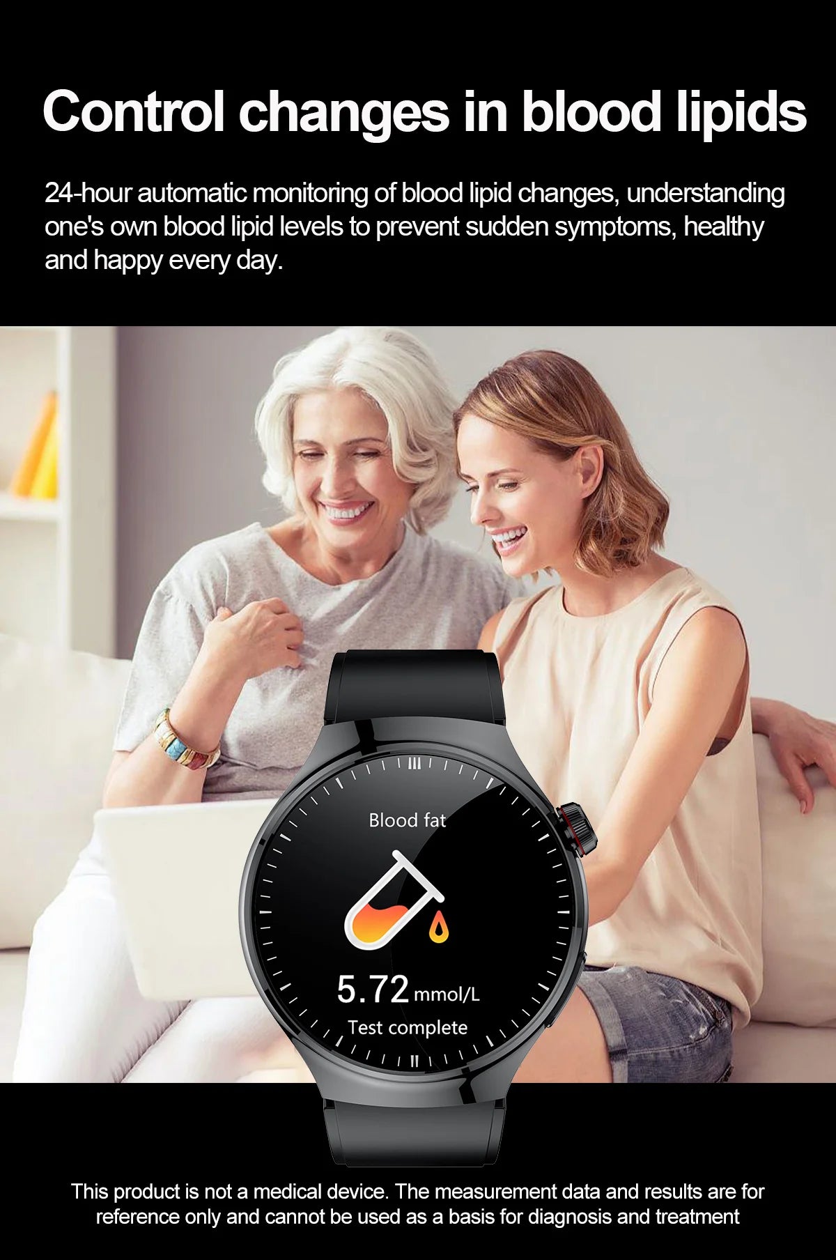 Medical Smartwatch 2025 – Health Guardian Pro