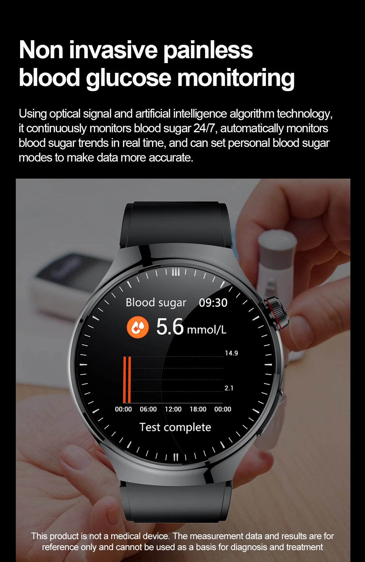 Medical Smartwatch 2025 – Health Guardian Pro