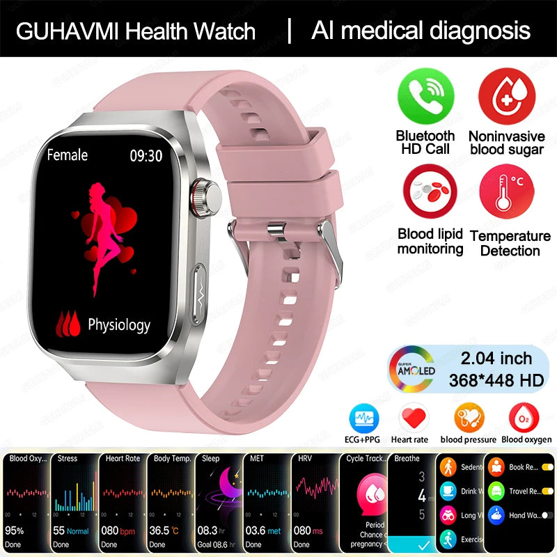 Medical Smartwatch 2025 - BioTrack Pro